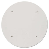 Dart White Vented Finger Pull Paper Bucket Lid Only, 8.4 inch Diameter -- 100 per case
