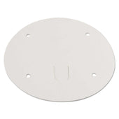 Dart Solo White Paper Tab Lid for Claycoat Paper Bucket, 7 1/5 inch Dia -- 600 per case