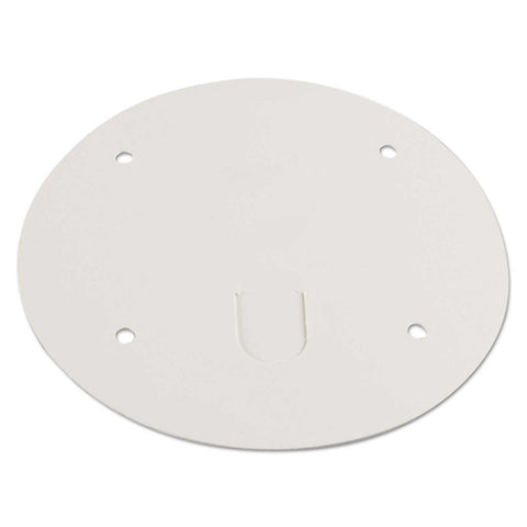 Dart Solo White Paper Tab Lid for Claycoat Paper Bucket, 7 1/5 inch Dia -- 600 per case
