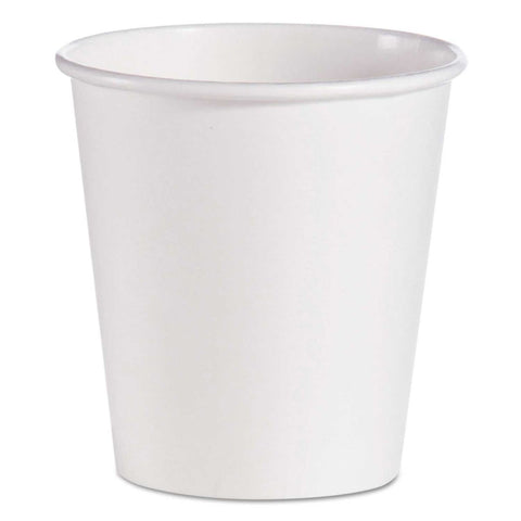 Dart Single Sided Poly Paper White Hot Cup, 10 Ounce -- 1000 per case