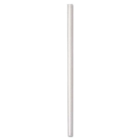 Dart Solo Polypropylene Translucent Jumbo Straw, 7 3/4 inch Long - 250 per pack -- 50 packs per case