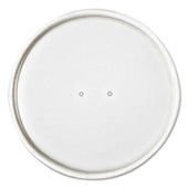 Dart Solo White Paper Tab Lid for 16 Ounce Food Container, 3.9 inch Dia -- 500 per case