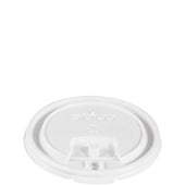 Solo White Liftback and Lock Tab Plastic Lid Only, 10 Ounce -- 1000 per case.