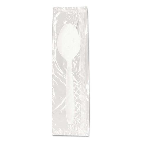 Dart Solo Reliance Medium Heavy Weight Polystyrene White Teaspoon -- 1000 per case
