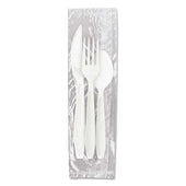 Dart Solo Reliance Medium Heavy Weight Polystyrene White Cutlery Kit -- 500 per case