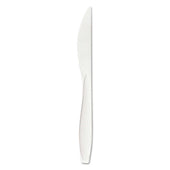 Dart Solo Reliance Medium Heavy Weight Polystyrene White Knife, 6.6 inch Length -- 1000 per case
