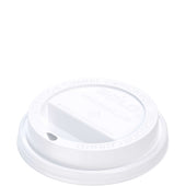 Solo White Plastic Traveler Lid Only, 10 Ounce -- 1000 per case.