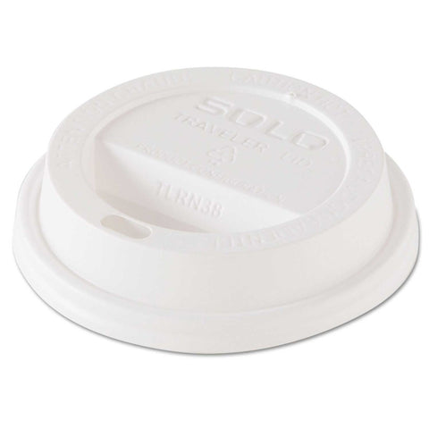 Dart Traveler Polystyrene White Cappuccino Style Dome Lid Only -- 1000 per case