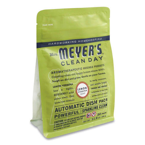 Mrs Meyers Clean Day Lemon Automatic Dish Detergent, 12.7 Ounce - 20 tabs per pack -- 6 packs per case