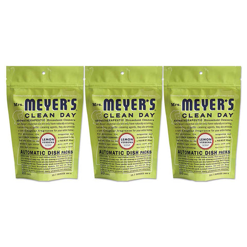 Mrs Meyers Clean Day Lemon Automatic Dish Detergent, 12.7 Ounce - 20 tabs per pack -- 6 packs per case