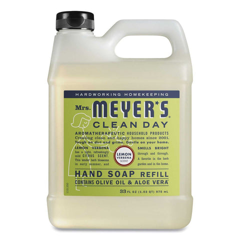 Mrs Meyers Clean Day Lemon Liquid Hand Soap, 33 Ounce -- 6 per case