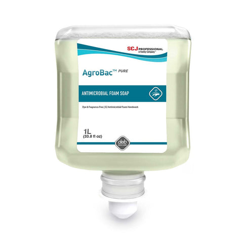 SC Johnson Professional Unscented Agrobac Pure Foam Wash, 1 Liter Refill -- 6 per case