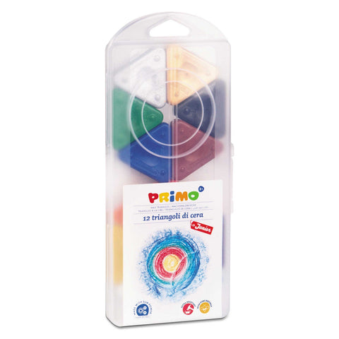Stride Assorted Colors Primo Triangle Crayon - 12 count per pack -- 1 pack per case