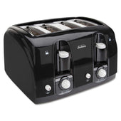 Sunbeam Black Extra Wide 4 Slice Slot Toaster, 11 3/4 x 13 3/8 x 8 1/4 inch