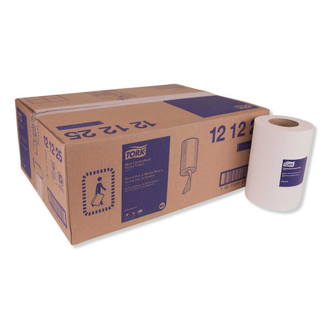 Tork 2 Ply White Advanced Soft Mini Centerfeed Hand Towel, 8.3 x 11.8 inch - 266 per roll -- 6 rolls per case