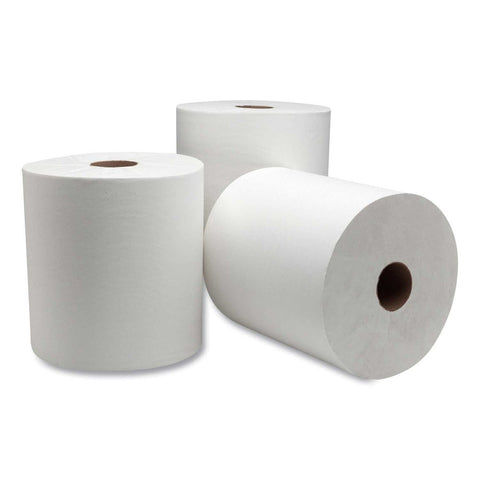 Tork White Advanced Hardwound Paper Towel Roll, 7.88 inch x 1000 feet -- 6 per case