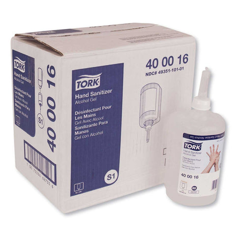 Tork Premium Light Scent Alcohol Gel Hand Sanitizer, 1 Liter Bottle -- 6 per case