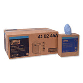 Tork Paper Blue 4 Ply Industrial Paper Wiper, 8.54 x 16.5 inch - 90 per box -- 10 boxes per case