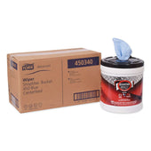 Tork Blue Advanced ShopMax 450 Centerfeed Dry Wiper Bucket, 8.5 x 10 inch - 200 per pack -- 2 packs per case