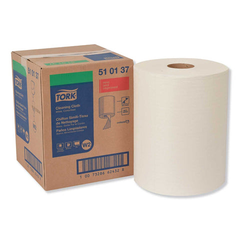 Tork White Cleaning Cloth, 12.6 x 10 inch -- 500 per case