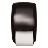 Tork Plastic Smoke Twin Standard Roll Bath Tissue Dispenser, 7.5 x 7 x 12.75 inch