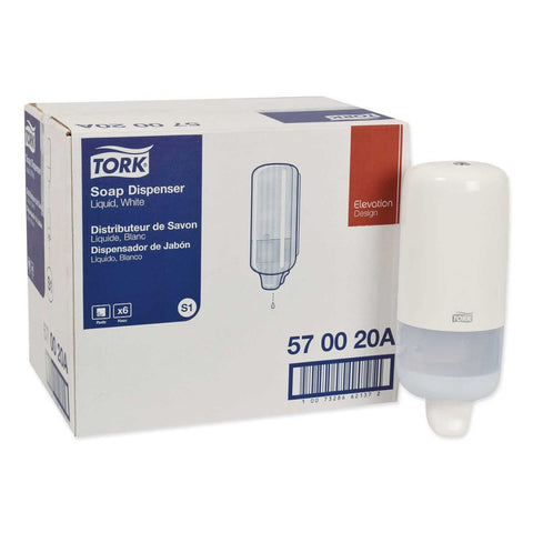Tork White Elevation Liquid Skincare Dispenser, 33 Ounce Bottle