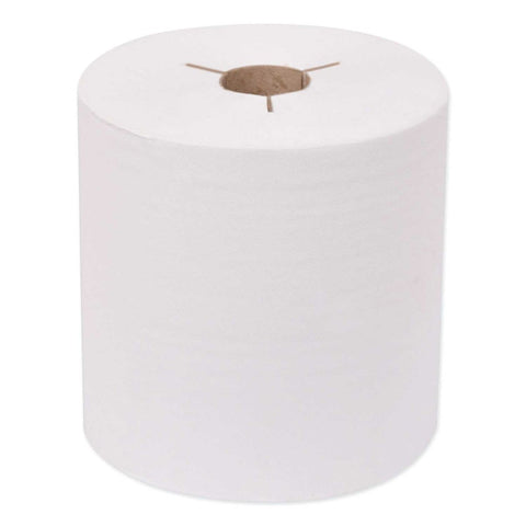 Tork White Notched Universal Hand Towel Roll, 7.5 inch x 630 Feet -- 6 rolls per case