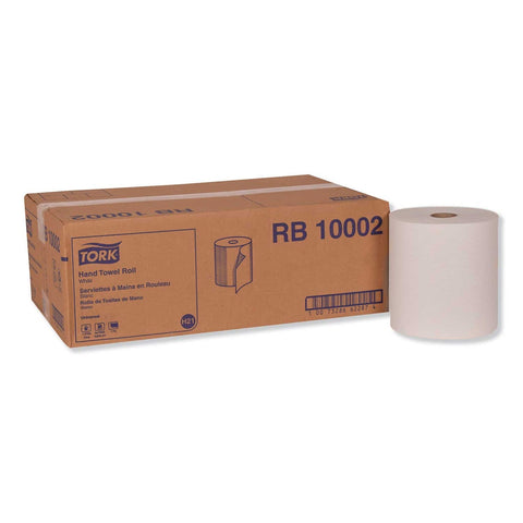 Tork White Hardwound Roll Towel, 7.88 inch x 1000 Feet -- 6 rolls per case