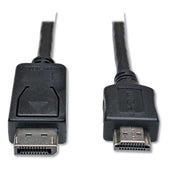 Tripp Lite Black Displayport To HDMI Cable Adapter, 10 Feet