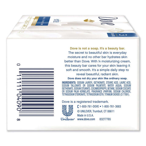 Dove Light Scent White Beauty Bar Soap, 3.17 Ounce - 3 per pack -- 1 pack