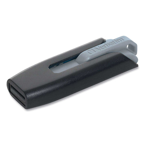 Verbatim Store N Go Black/Gray V3 USB 3.0 Drive, 256 GB Capacity