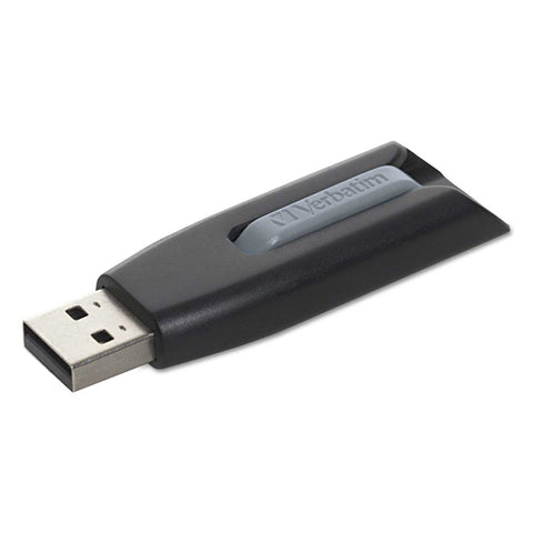 Verbatim Store N Go Black/Gray V3 USB 3.0 Drive, 256 GB Capacity