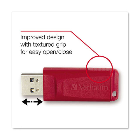 Verbatim Store N Go Assorted Colors USB Flash Drive, 16 GB Capacity - 4 per pack -- 1 pack