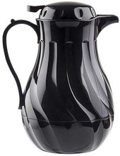 Tablecraft Polypropylene Black Insulated Swirl Coffee Server, 20 Ounce