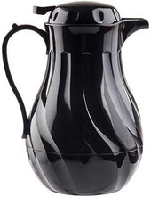 Tablecraft Polypropylene Black Insulated Swirl Coffee Server, 40 Ounce