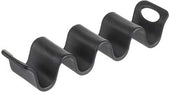 Tablecraft Taco Taxi Black Melamine 3-4 Tacos Holder, 9 3/8 x 2 1/4 x 1 5/8 inch