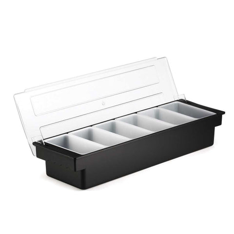 Tablecraft Plastic 6 Compartment Condiment Holder