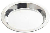 Tablecraft Stainless Steel Round Pie Pan Server, 10.125 x 10.125 x 0.75 inch