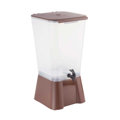 Tablecraft Polypropylene Brown Beverage Dispenser, 5 Gallon