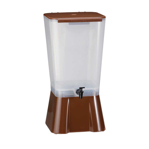 Tablecraft Polypropylene Brown Beverage Dispenser, 5 Gallon
