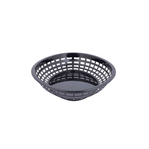 Tablecraft Black Jumbo Oval Basket, 11.7 x 8.7 x 1.7 inch -- 36 per case