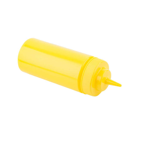 Tablecraft Widemouth Yellow with Standard TipTop Squeeze Bottle, 16 Ounce -- 24 per case