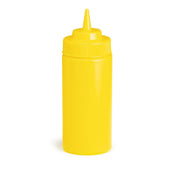 Tablecraft Widemouth Yellow with Standard TipTop Squeeze Bottle, 16 Ounce -- 24 per case