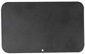 Tablecraft Rectangle Chalkboard Plaque, 3.5 x 2 inch - 6 count per pack -- 1 pack per case.