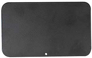 Tablecraft Rectangle Chalkboard Plaque, 3.5 x 2 inch - 6 count per pack -- 1 pack per case.