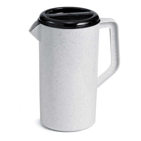 Tablecraft Polypropylene Granite Economy Server with Black Lid, 2.5 Quart -- 12 per case