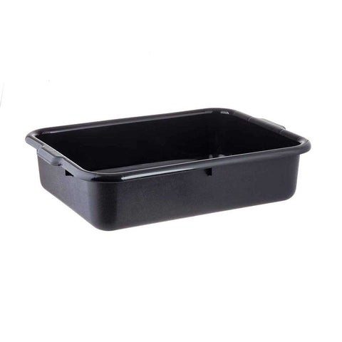 Tablecraft Black Bus Box, 21.75 x 16.75 x 5 inch -- 12 per case