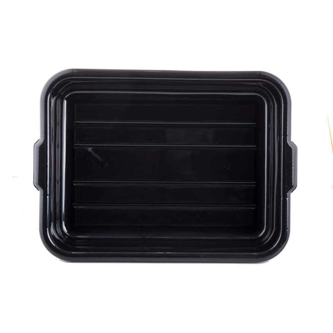 Tablecraft Black Bus Box, 21.75 x 16.75 x 5 inch -- 12 per case