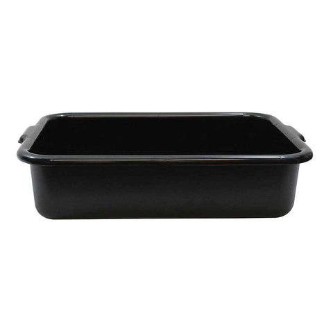 Tablecraft Black Bus Box, 21.75 x 16.75 x 5 inch -- 12 per case