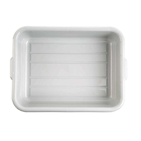 Tablecraft Gray Bus Box, 21.75 x 15.75 x 5 inch -- 12 per case